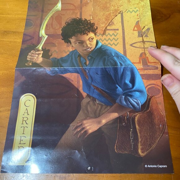 Complete Kane Chronicles Hardcover Book Series  w/ Reversible Posters - Picture 7 of 8